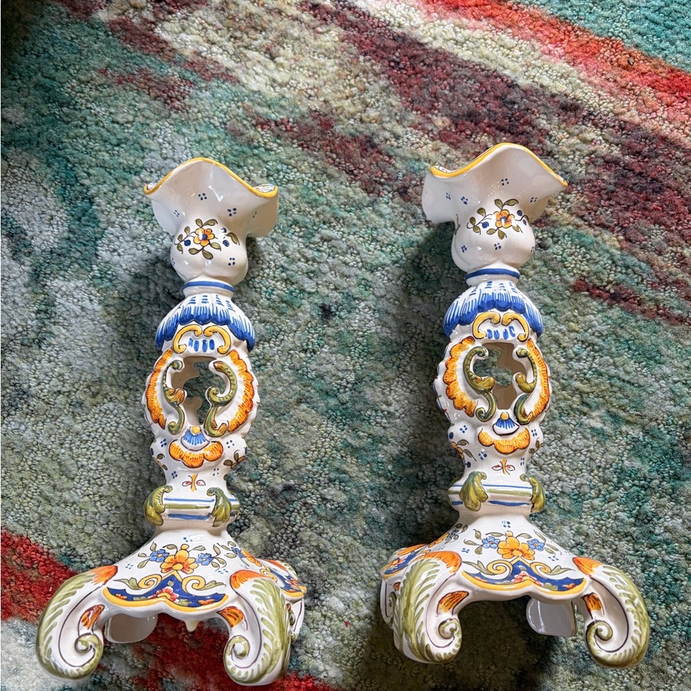 Colorful Ceramic Candle Holders